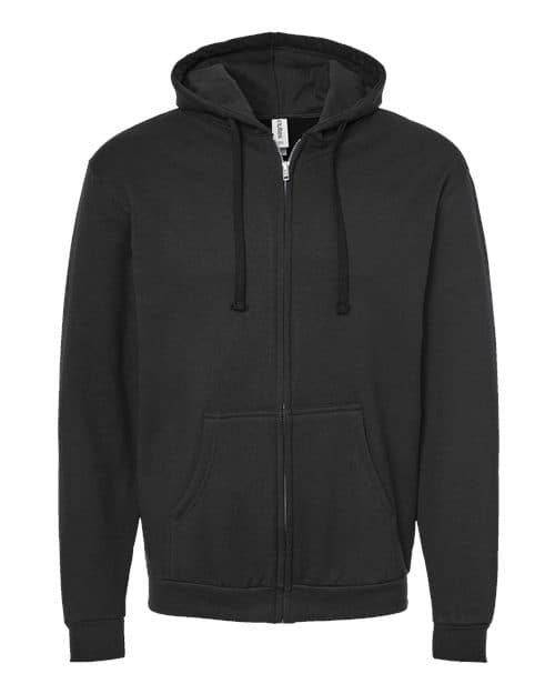 Tultex Unisex Full-Zip Hooded Sweatshirt thumbnail 3