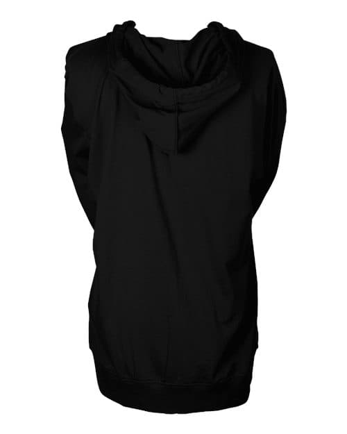 Tultex Unisex Beach Full-Zip Hooded Long Sleeve T-Shirt thumbnail 4