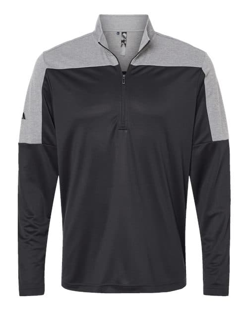 Adidas Men's Ultimate365 Lightweight Colorblocked Quarter-Zip Pullover thumbnail 3