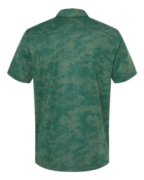 Adidas Men's All Over Camo Print Polo thumbnail 4
