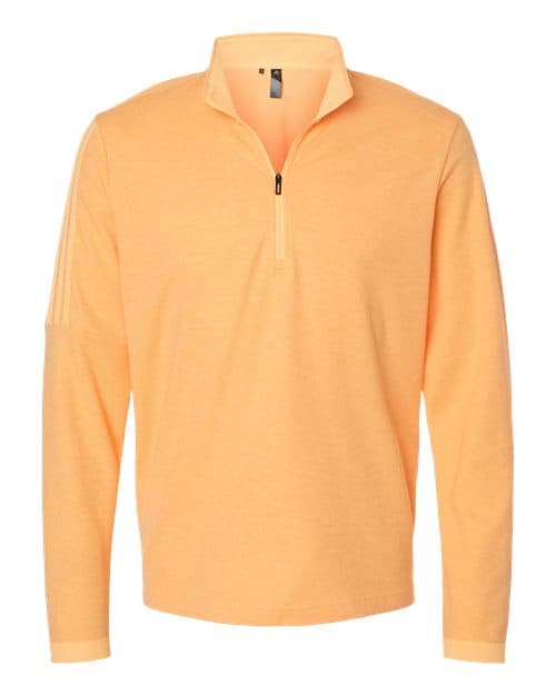 Adidas Men's 3-Stripes Quarter-Zip Sweater Pullover thumbnail 3