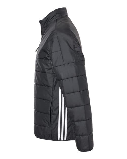 Adidas Men's 3-Stripes Puffer Full-Zip Jacket thumbnail 6