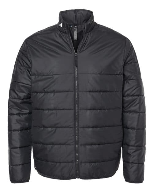 Adidas Men's 3-Stripes Puffer Full-Zip Jacket thumbnail 3