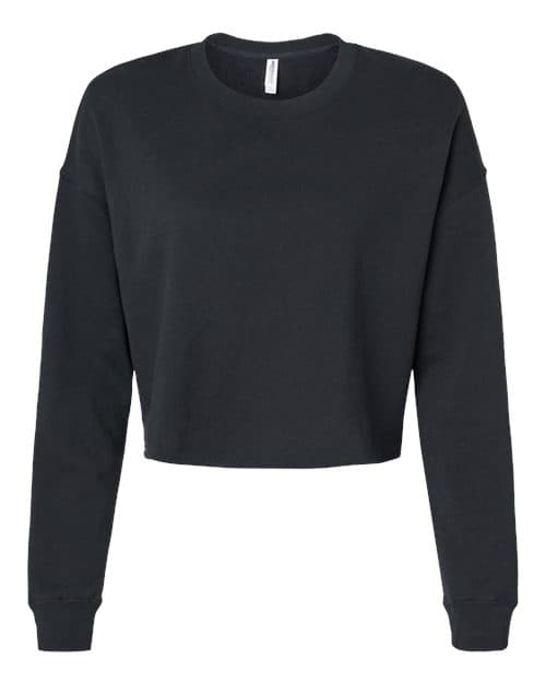 Independent Trading Co. Women's Lightweight Crop Crewneck Sweatshirt thumbnail 3