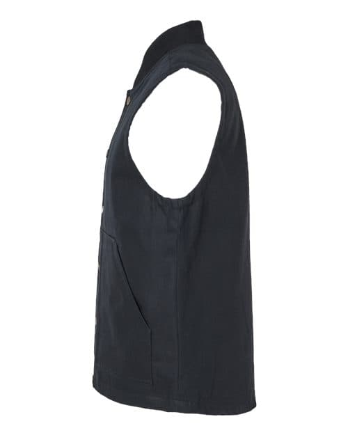 Independent Trading Co. Men's Insulated Canvas Workwear Vest thumbnail 6