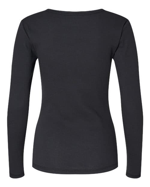 Boxercraft Women's Harper Long Sleeve Henley thumbnail 4
