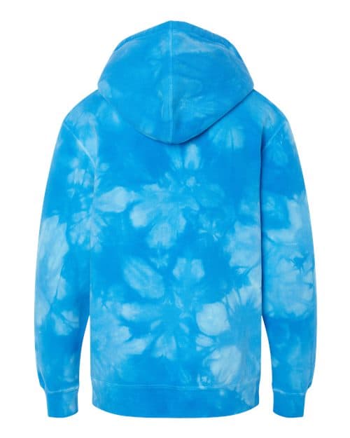 Independent Trading Co. Youth Midweight Tie-Dyed Hooded Sweatshirt thumbnail 4