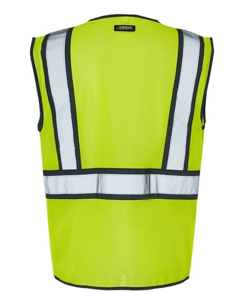 Kishigo Unisex Standard Contrast Vest thumbnail 4