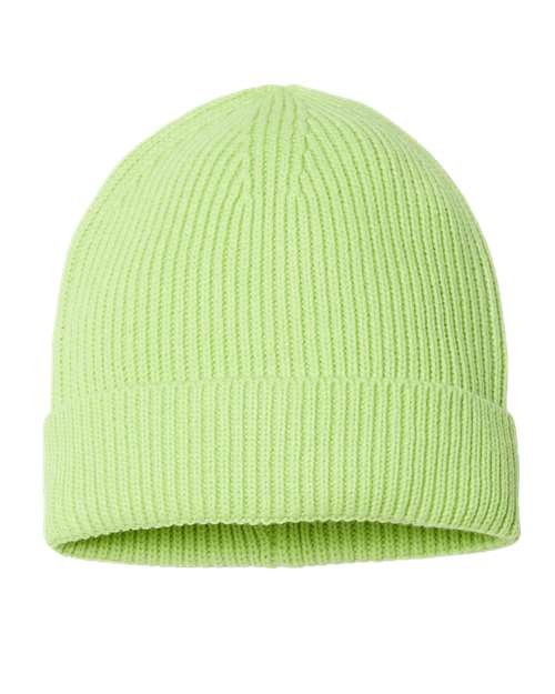 Atlantis Headwear Sustainable Fine Rib Cuffed Beanie thumbnail 2