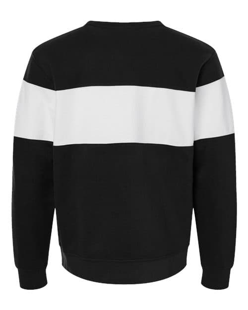 J. America Unisex Varsity Fleece Crewneck Sweatshirt thumbnail 4