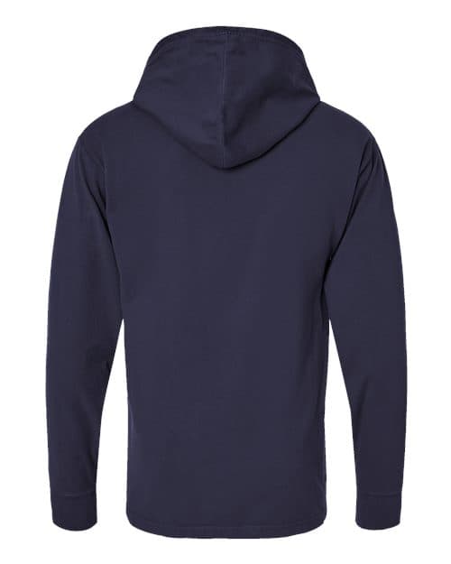 ComfortWash by Hanes Unisex Garment-Dyed Jersey Hooded Long Sleeve T-Shirt thumbnail 4