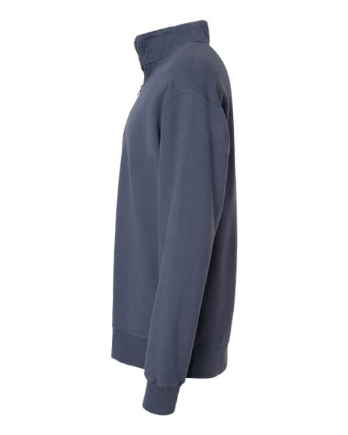 ComfortWash by Hanes Unisex Garment-Dyed Quarter-Zip Sweatshirt thumbnail 6
