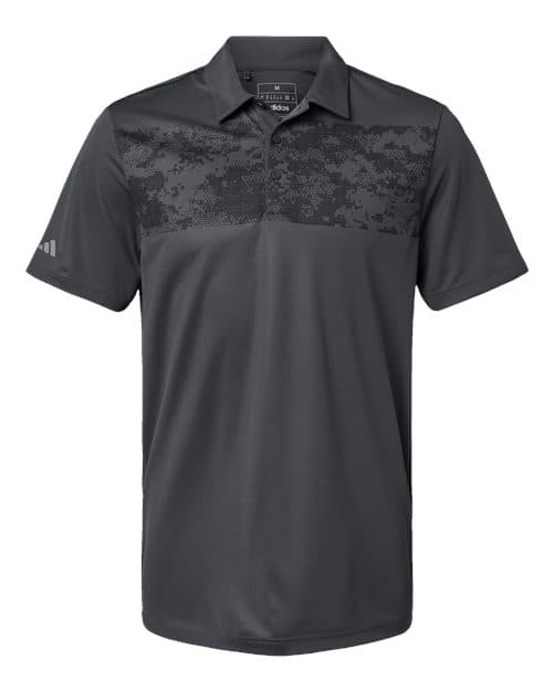 Adidas Men's Camo Chest Print Polo thumbnail 3