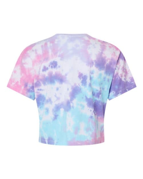 Colortone Women's Tie-Dyed Crop T-Shirt thumbnail 4