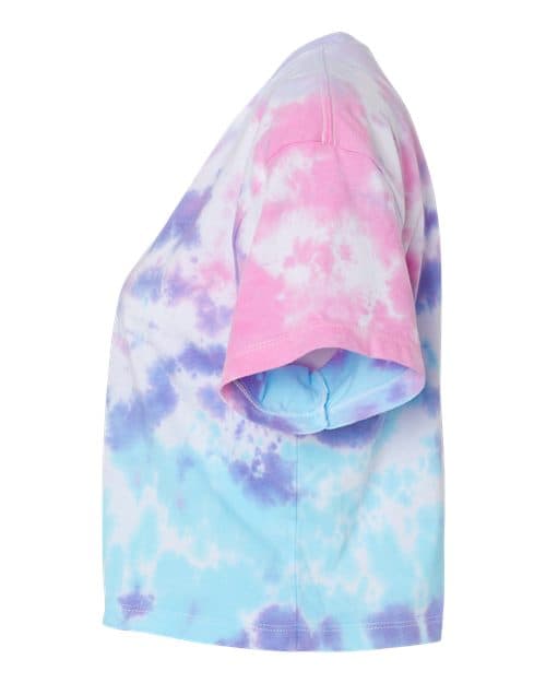 Colortone Women's Tie-Dyed Crop T-Shirt thumbnail 6