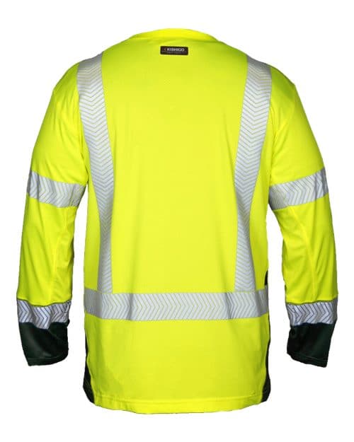 Kishigo Unisex Premium Black Series® Cool Touch Class 3 Long Sleeve T-Shirt thumbnail 3