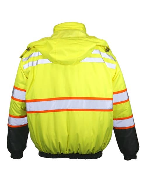 Kishigo Unisex Economy Contrast Class 3 Bomber Jacket thumbnail 3