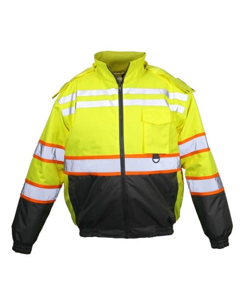 Kishigo Unisex Economy Contrast Class 3 Bomber Jacket thumbnail 2