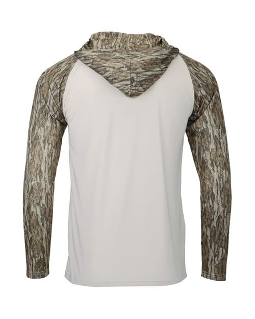 Paragon Men's Biloxi Performance Colorblocked Hooded Long Sleeve T-Shirt thumbnail 3
