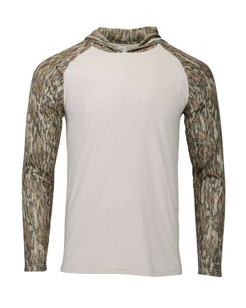 Paragon Men's Biloxi Performance Colorblocked Hooded Long Sleeve T-Shirt thumbnail 2
