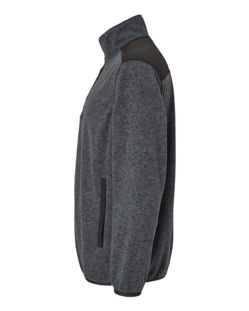 DRI DUCK Men's Ranger Melange Fleece Pullover thumbnail 6