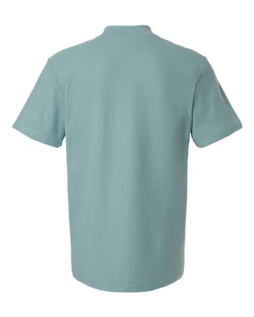 American Apparel Unisex Pique Mock Neck Tee thumbnail 4