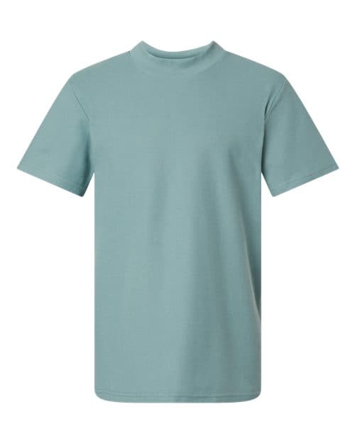 American Apparel Unisex Pique Mock Neck Tee thumbnail 3