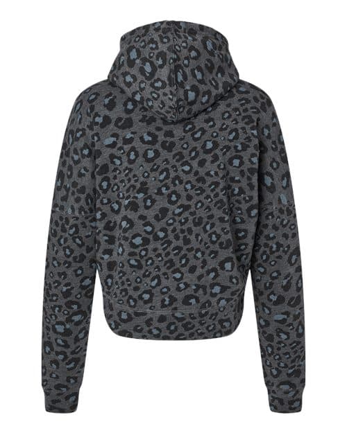 J. America Women's Crop Hooded Sweatshirt thumbnail 4