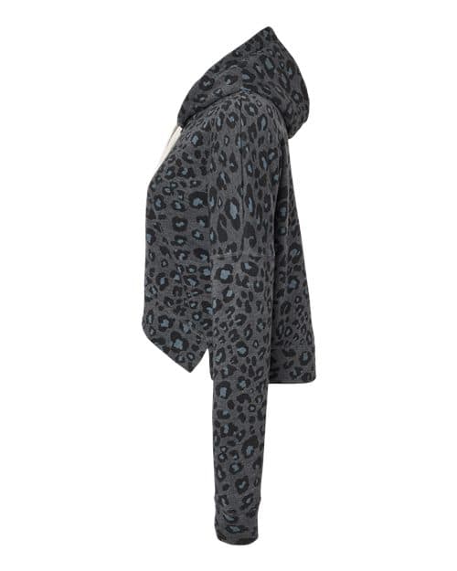 J. America Women's Crop Hooded Sweatshirt thumbnail 6