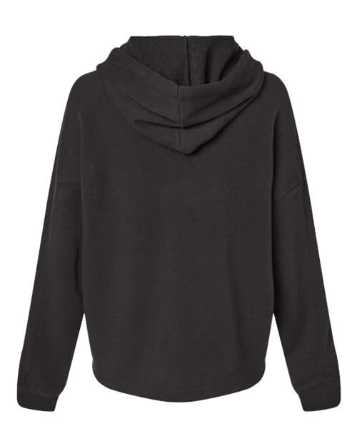 MV Sport Women's Angel Fleece Crop Hooded Sweatshirt thumbnail 4