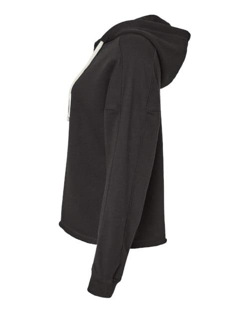 MV Sport Women's Angel Fleece Crop Hooded Sweatshirt thumbnail 6