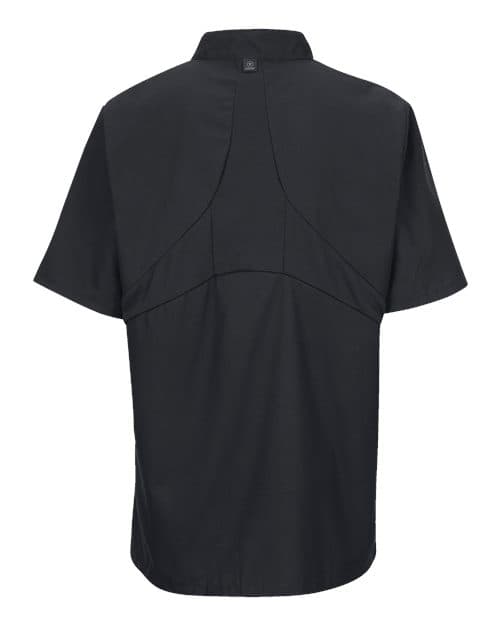 Chef Designs Women's Mimix™ Short Sleeve Chef Coat with OilBlok thumbnail 3