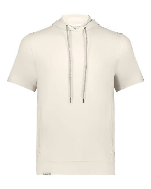 Holloway Men's Eco Revive™ Ventura Soft Knit Short Sleeve Hooded Sweatshirt thumbnail 2