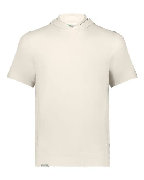 Holloway Youth Eco Revive™ Ventura Soft Knit Short Sleeve Hooded Sweatshirt thumbnail 2