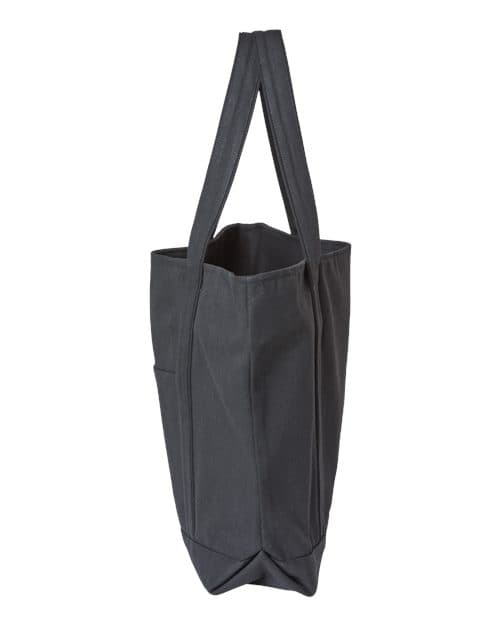 Liberty Bags XL Zippered Cotton Canvas Resort Tote thumbnail 4