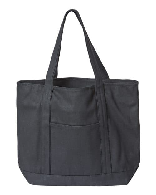 Liberty Bags XL Zippered Cotton Canvas Resort Tote thumbnail 2