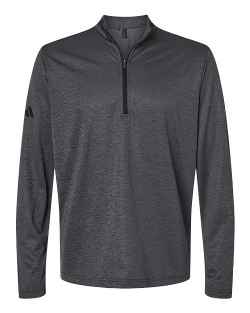 Adidas Men's Space Dyed Quarter-Zip Pullover thumbnail 3