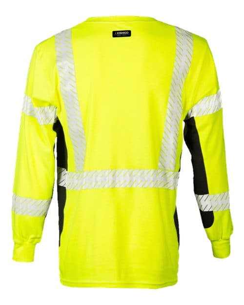Kishigo Unisex Tall FR Long Sleeve T-Shirt thumbnail 3