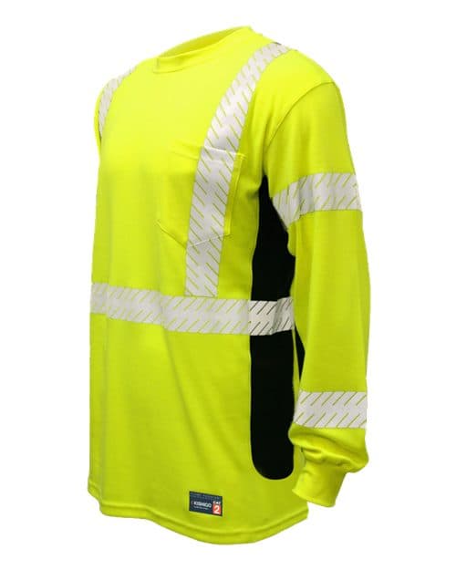 Kishigo Unisex Tall FR Long Sleeve T-Shirt thumbnail 4