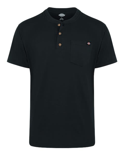 Dickies Men's Tall Heavyweight Traditional Short Sleeve Henley thumbnail 2