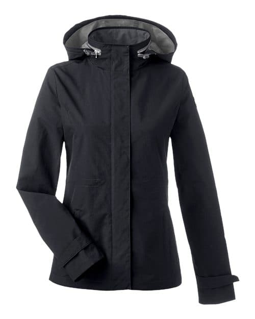 Nautica Women's Voyage Hooded Rain Jacket thumbnail 2