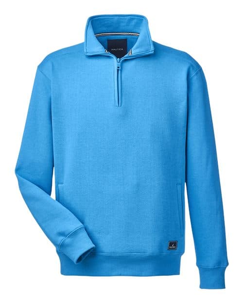 Nautica Men's Anchor Fleece Quarter-Zip Pullover thumbnail 2
