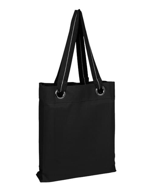 Q-Tees Large Grommet Tote Bag thumbnail 2