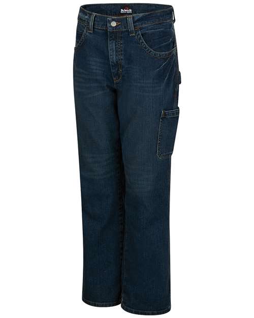 Bulwark Men's Stretch Denim Dungaree Jeans thumbnail 4