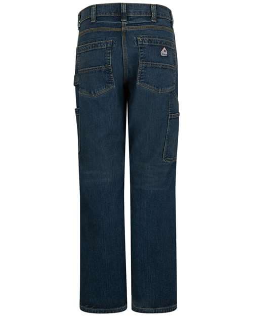 Bulwark Men's Odd Sizes Stretch Denim Dungaree Jeans thumbnail 3