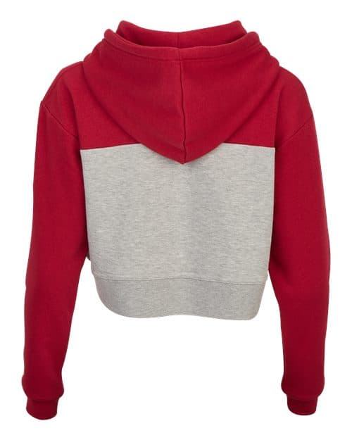 Boxercraft Women's Cropped Fleece Hooded Sweatshirt thumbnail 3