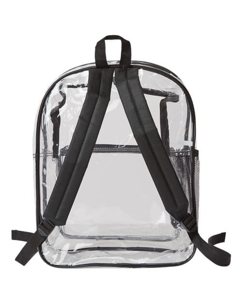 Liberty Bags Large 17" Heavy Duty Clear Backpack thumbnail 3