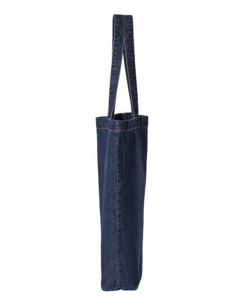 Liberty Bags Cotton Denim Gusseted Tote Bag thumbnail 4