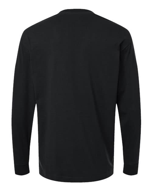 American Apparel Unisex Super Heavyweight Long Sleeve Pocket Tee thumbnail 4