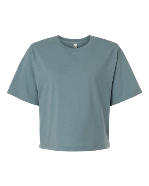 American Apparel Women's Fine Jersey Mid-Length Boxy Tee thumbnail 3